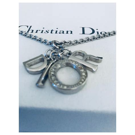 collier dior argent|dior collier.